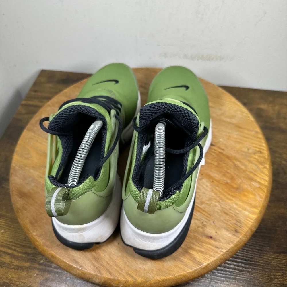 Nike Air Presto Womens 9 Olive Green Black Running Shoes 846440-996 - Picture 2 of 8
